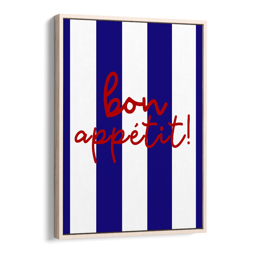 bon appetit kitchen posters kitchen art prints in Oak Wood Floater Frame