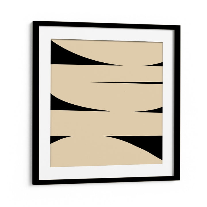 bonafide by yopie studio abstract art paintings in Black Frame With Mount