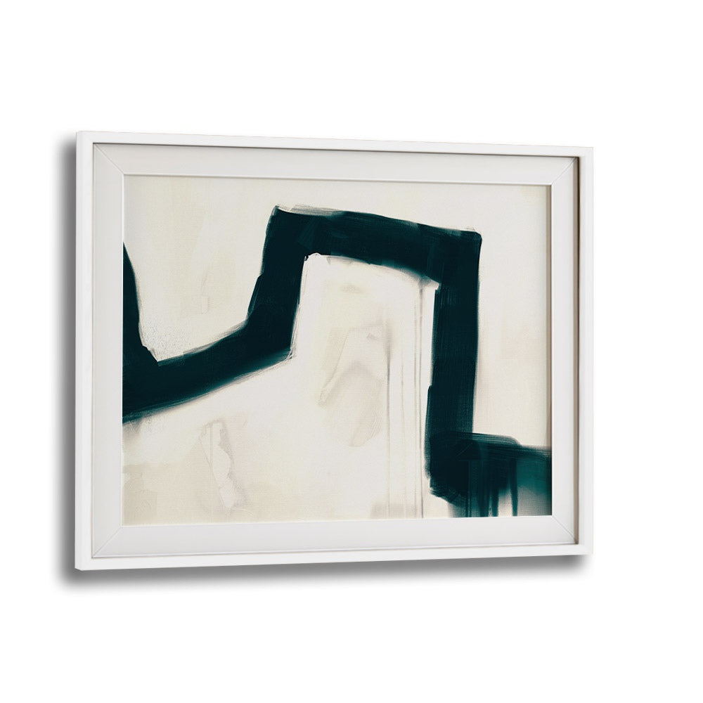 bridge by dan hobday abstract art abstract paintings in White Frame With Mount