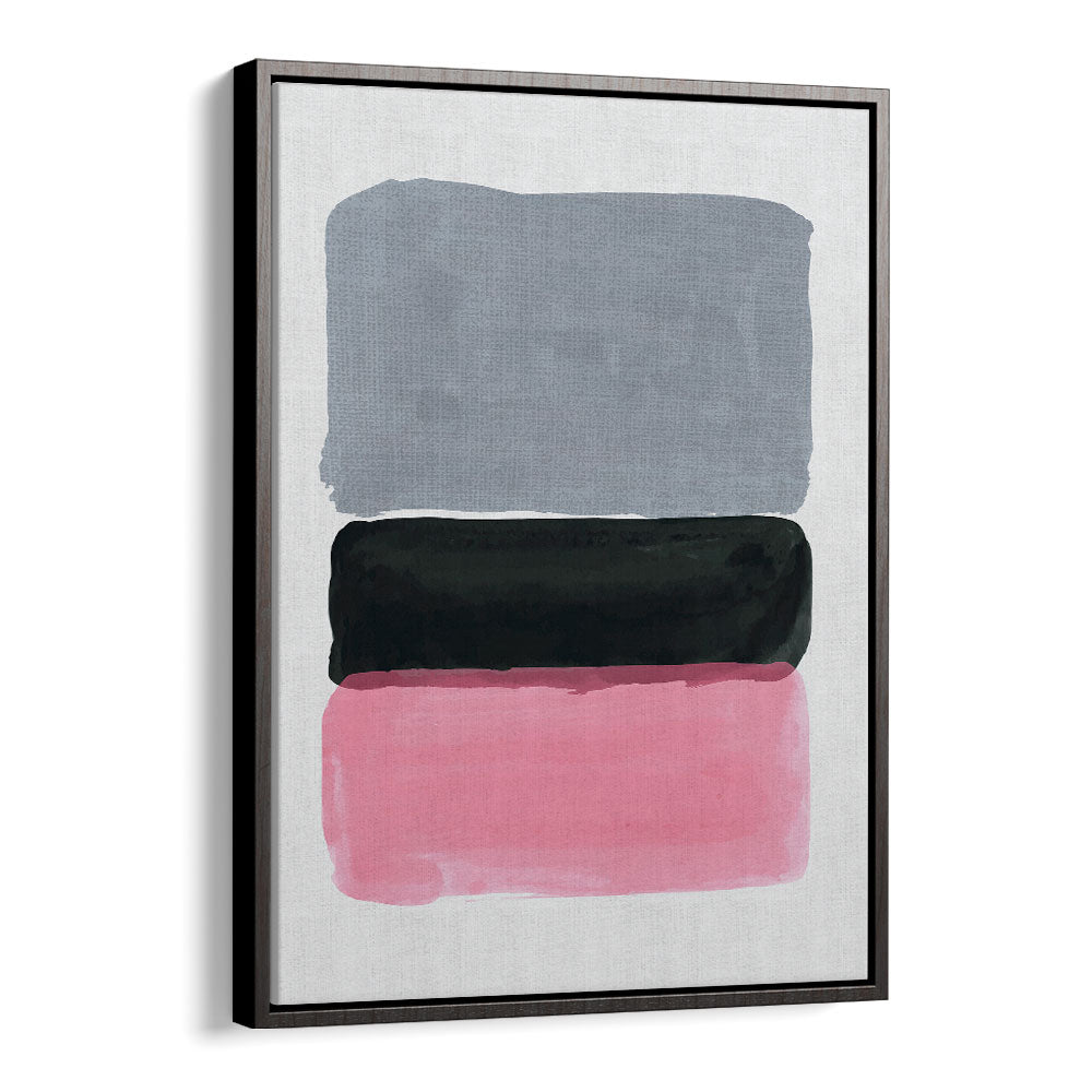 bright abstract design iii by jay stanley abstract paintings in Black Floater Frame