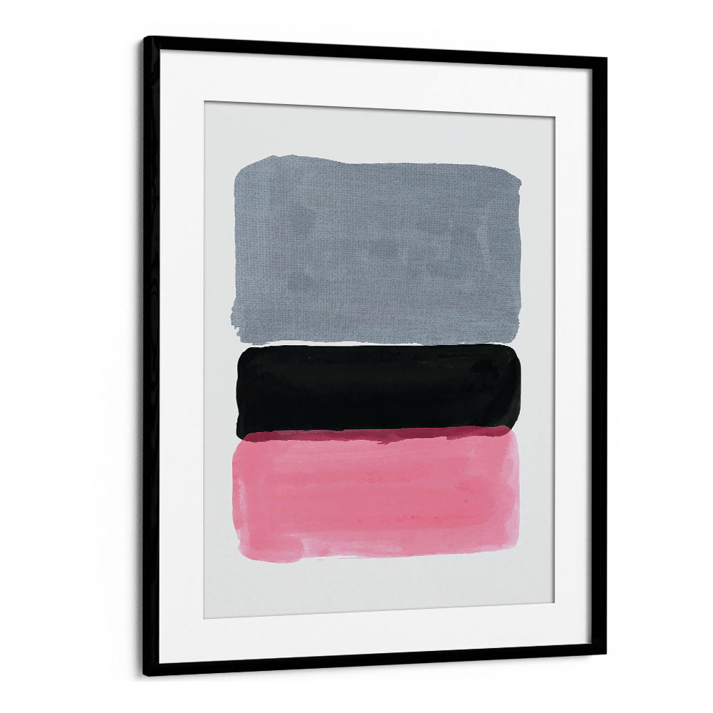 bright abstract design iii by jay stanley abstract paintings in Black Frame With Mount