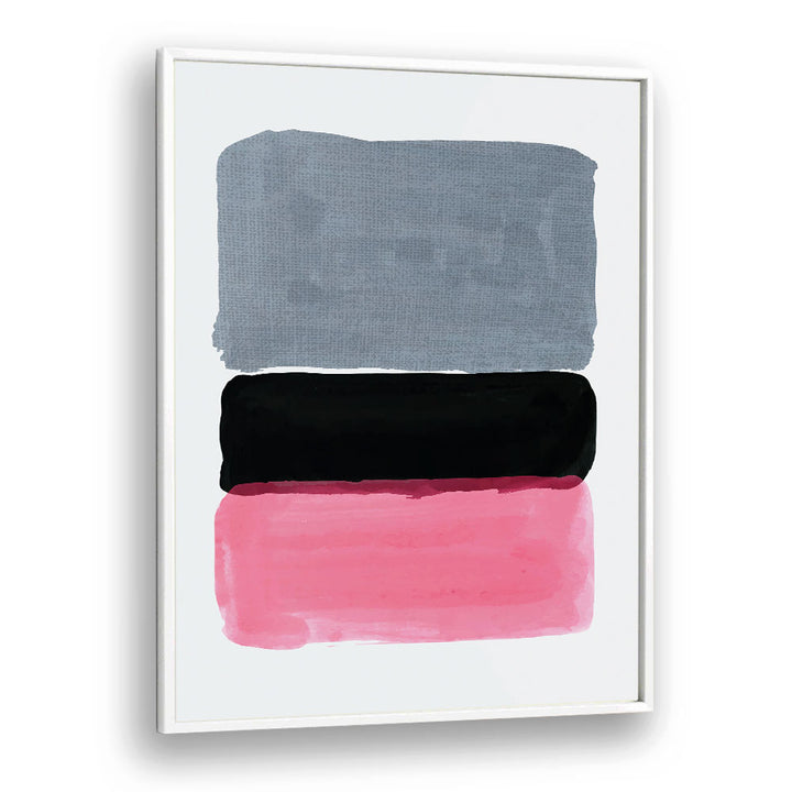 bright abstract design iii by jay stanley abstract paintings in White Plain Frame