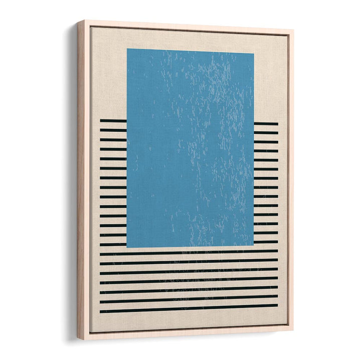 bright minimal series i by jay stanley boho wall art paintings boho art prints in Oak Wood Floater Frame