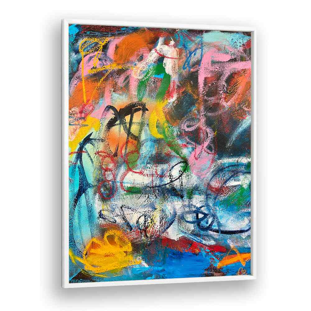 bronx wall i abstract paintings in White Plain Frame