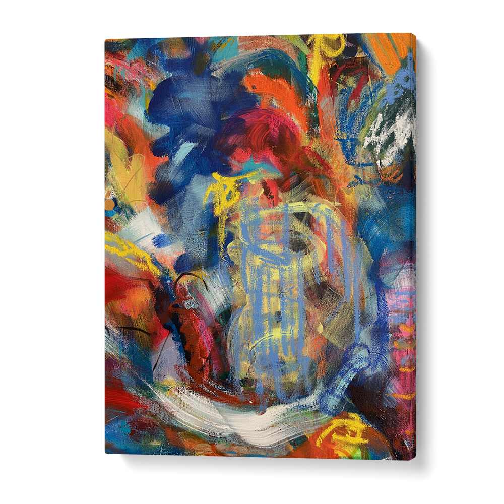 bronx wall iii abstract paintings in Gallery Wrap