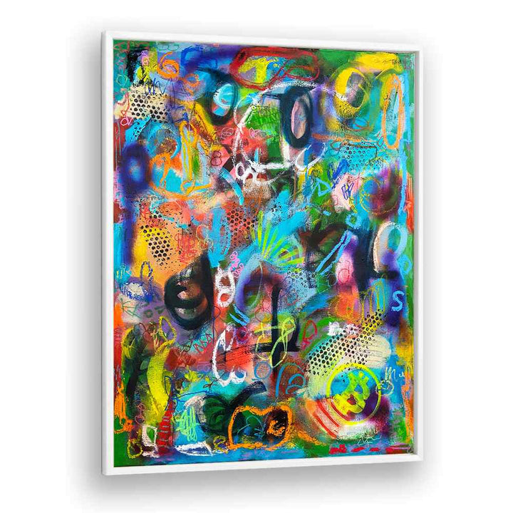 bronxfitti abstract paintings in White Plain Frame