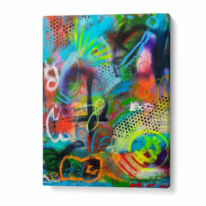 bronxfitti i abstract paintings in Gallery Wrap