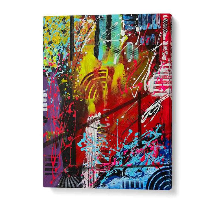 bronxfitti ii abstract paintings in Gallery Wrap