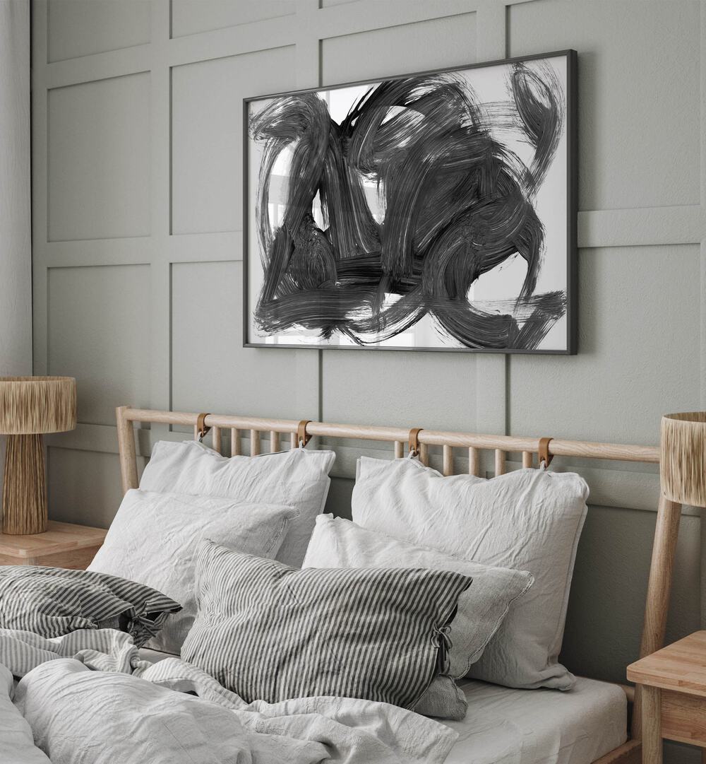 brush by dan hobday abstract art abstract paintings Artwork I placed on a wall