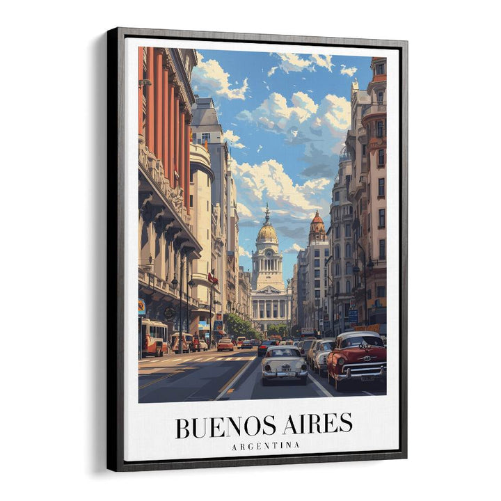 buenos aires-argentina II travel posters in Black Floater Frame