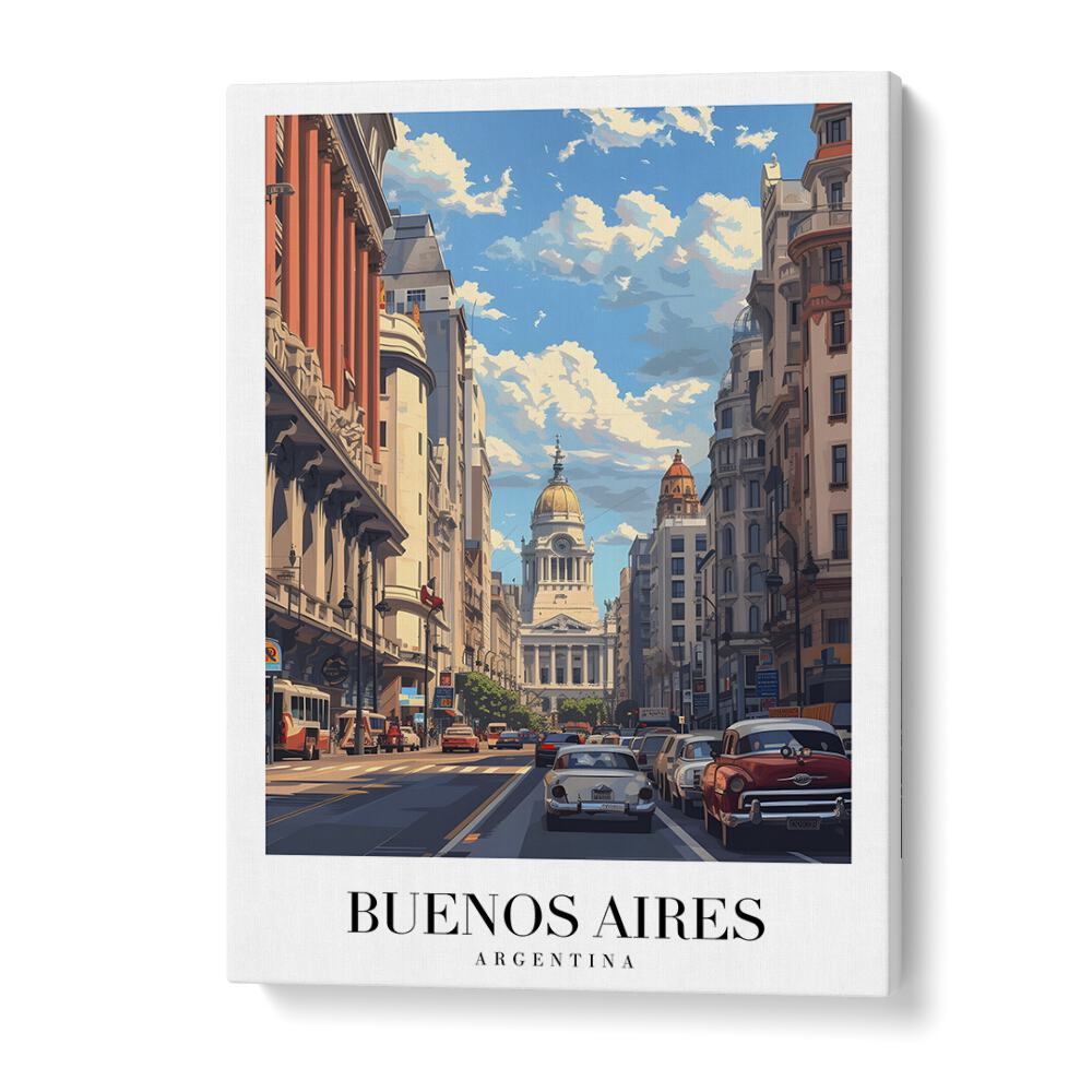 buenos aires-argentina II travel posters in Gallery Wrap