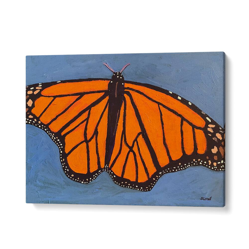 butterfly wildlife paintings in Gallery Wrap