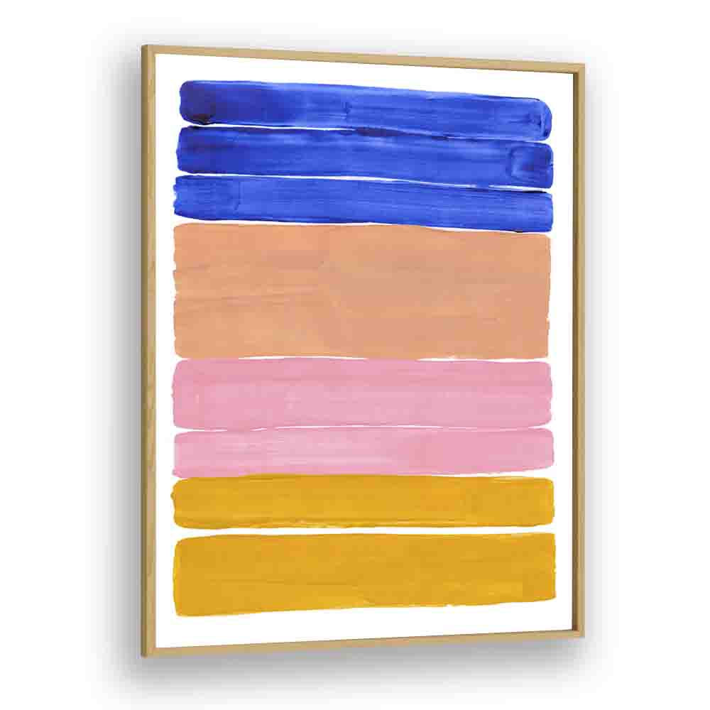 candy bars by ejaaz haniff abstract art prints in Oak Wood Plain Frame