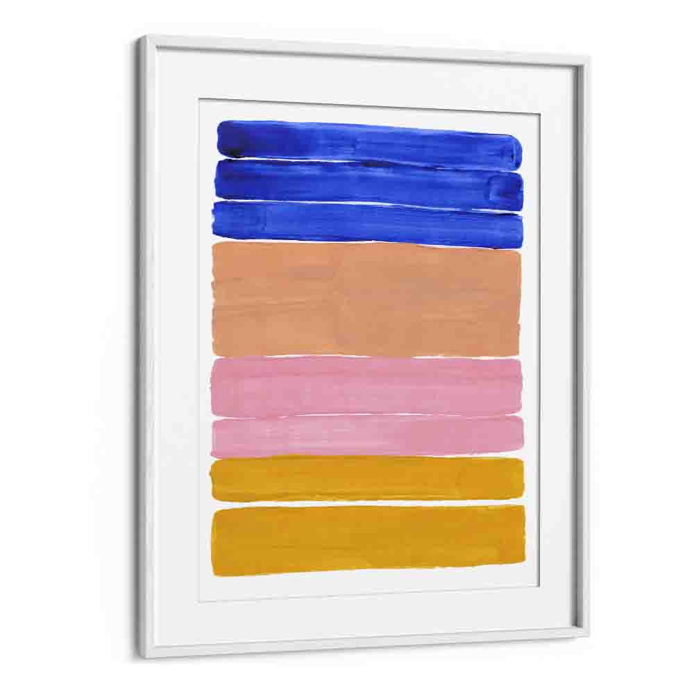 candy bars by ejaaz haniff abstract art prints in White Frame With Mount