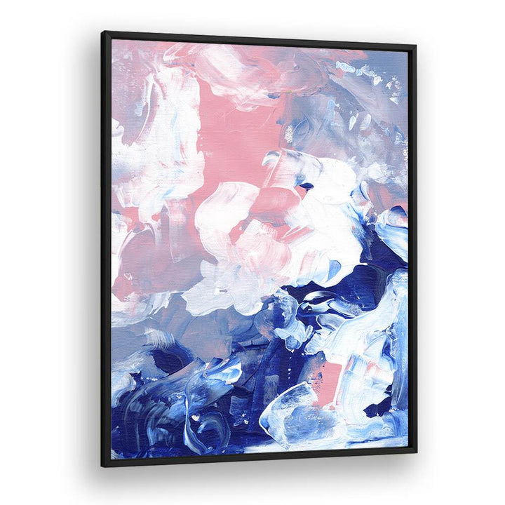 candy clouds by ejaaz haniff abstract art prints in Black Plain Frame