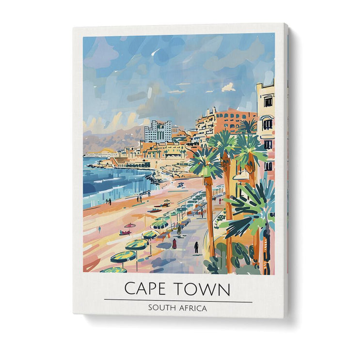 cape town-south africa travel posters in Gallery Wrap