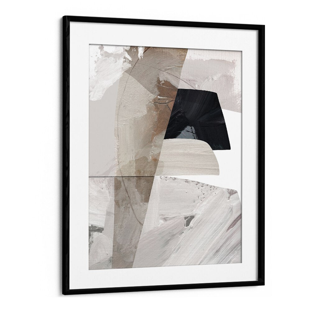 caves by dan hobday abstract art abstract paintings in Black Frame With Mount