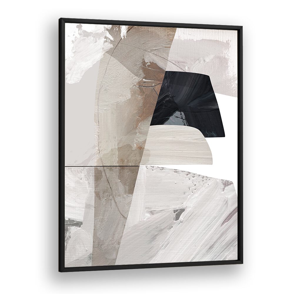 caves by dan hobday abstract art abstract paintings in Black Plain Frame