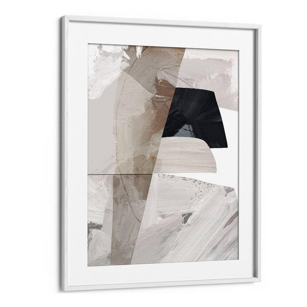 caves by dan hobday abstract art abstract paintings in White Frame With Mount