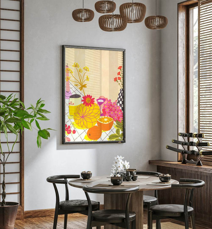 citrus and flowers by gigi rosado kitchen posters kitchen art prints Artwork I placed on a wall