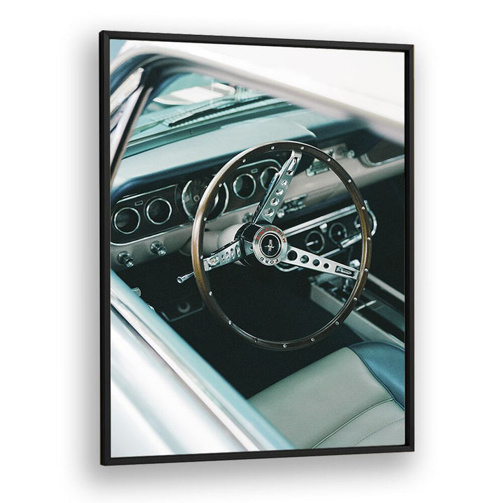 classic car VII car poster in Black Plain Frame