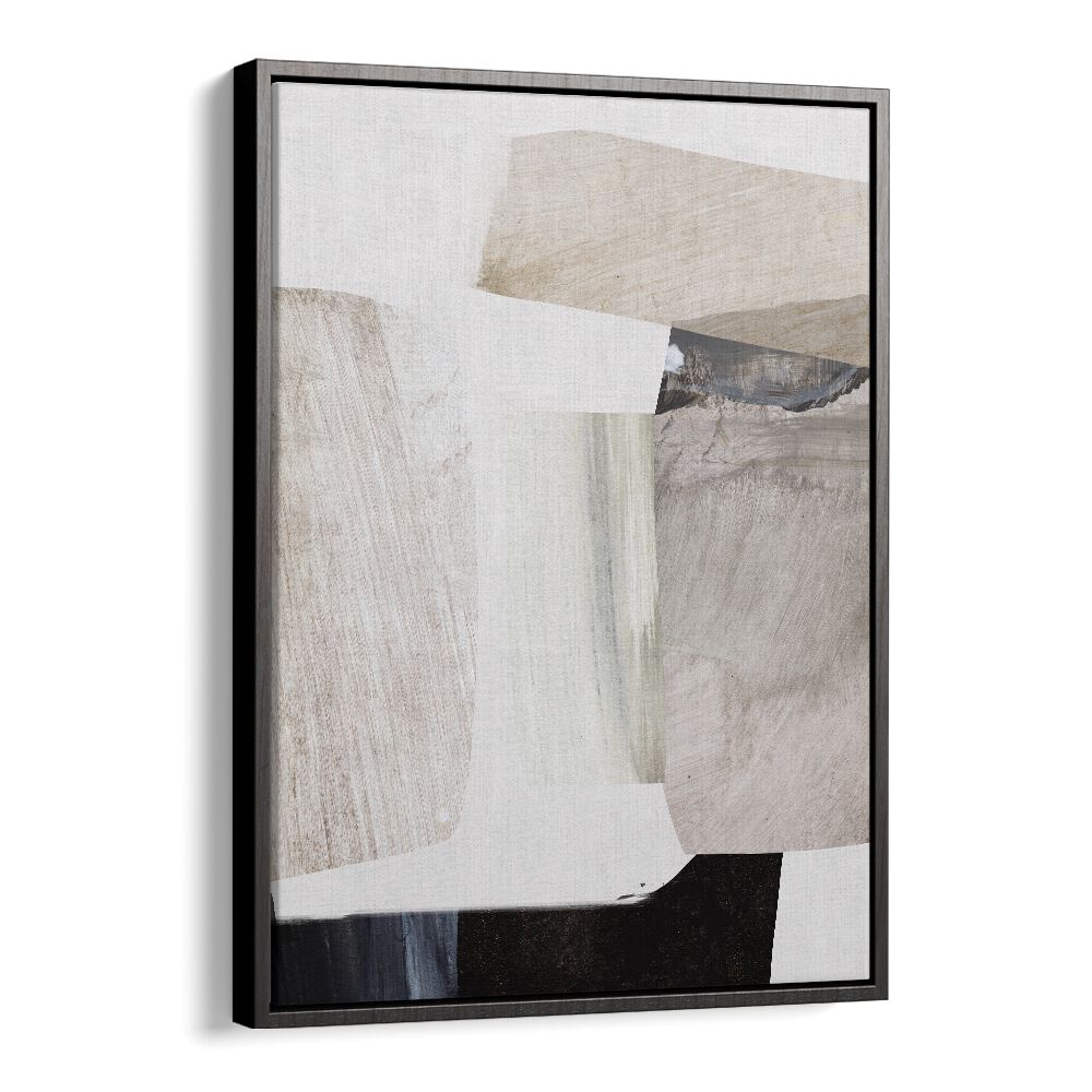 clay i by dan hobday abstract art abstract paintings in Black Floater Frame