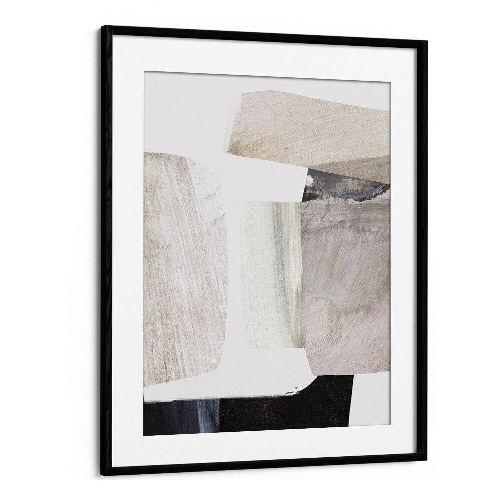 clay i by dan hobday abstract art abstract paintings in Black Frame With Mount