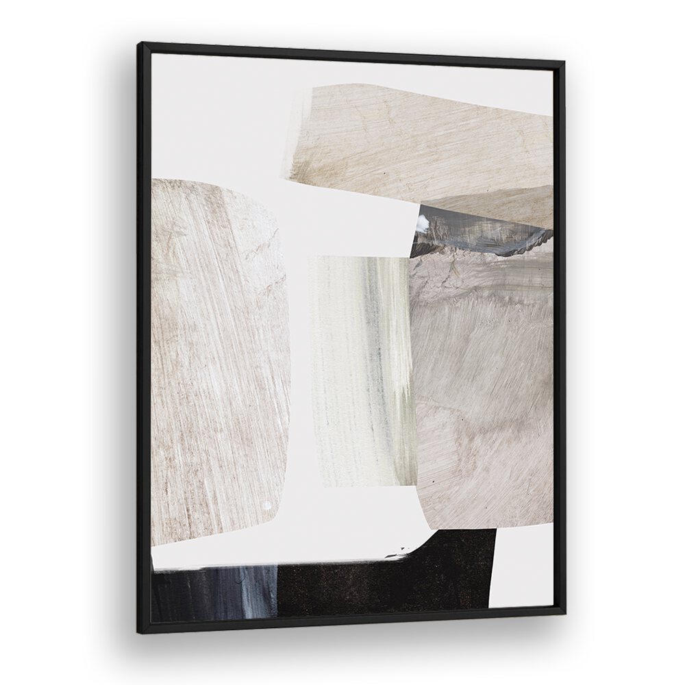 clay i by dan hobday abstract art abstract paintings in Black Plain Frame