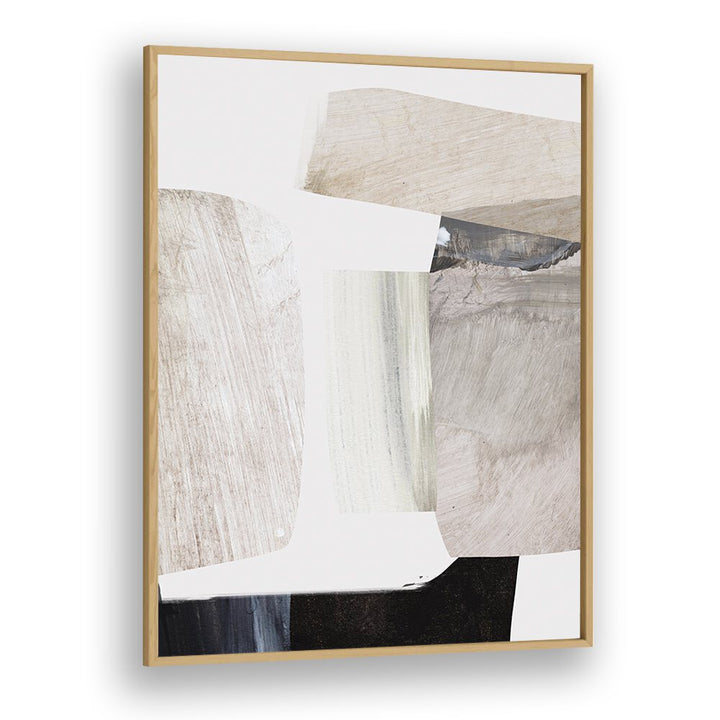 clay i by dan hobday abstract art abstract paintings in Oak Wood Plain Frame