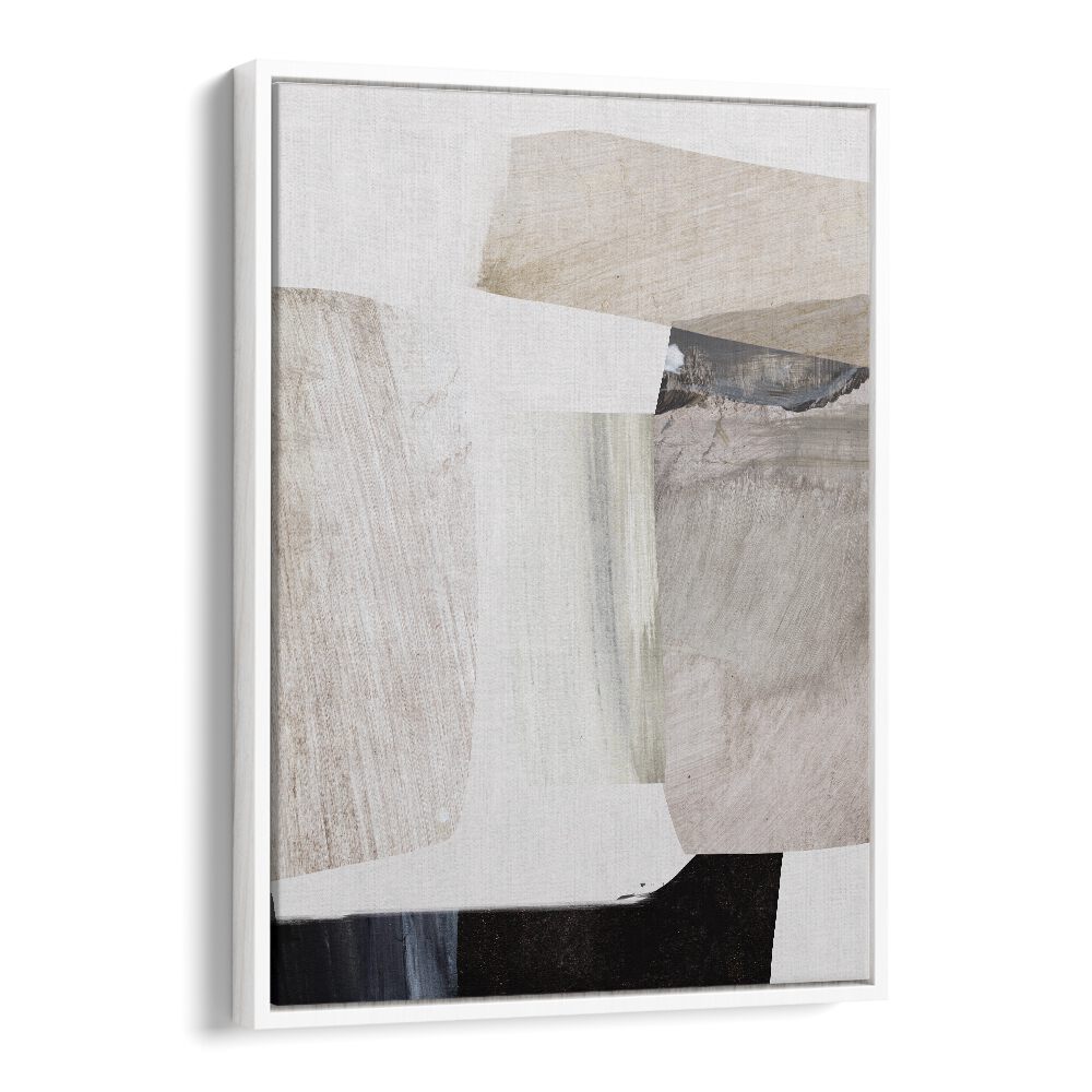 clay i by dan hobday abstract art abstract paintings in White Floater Frame