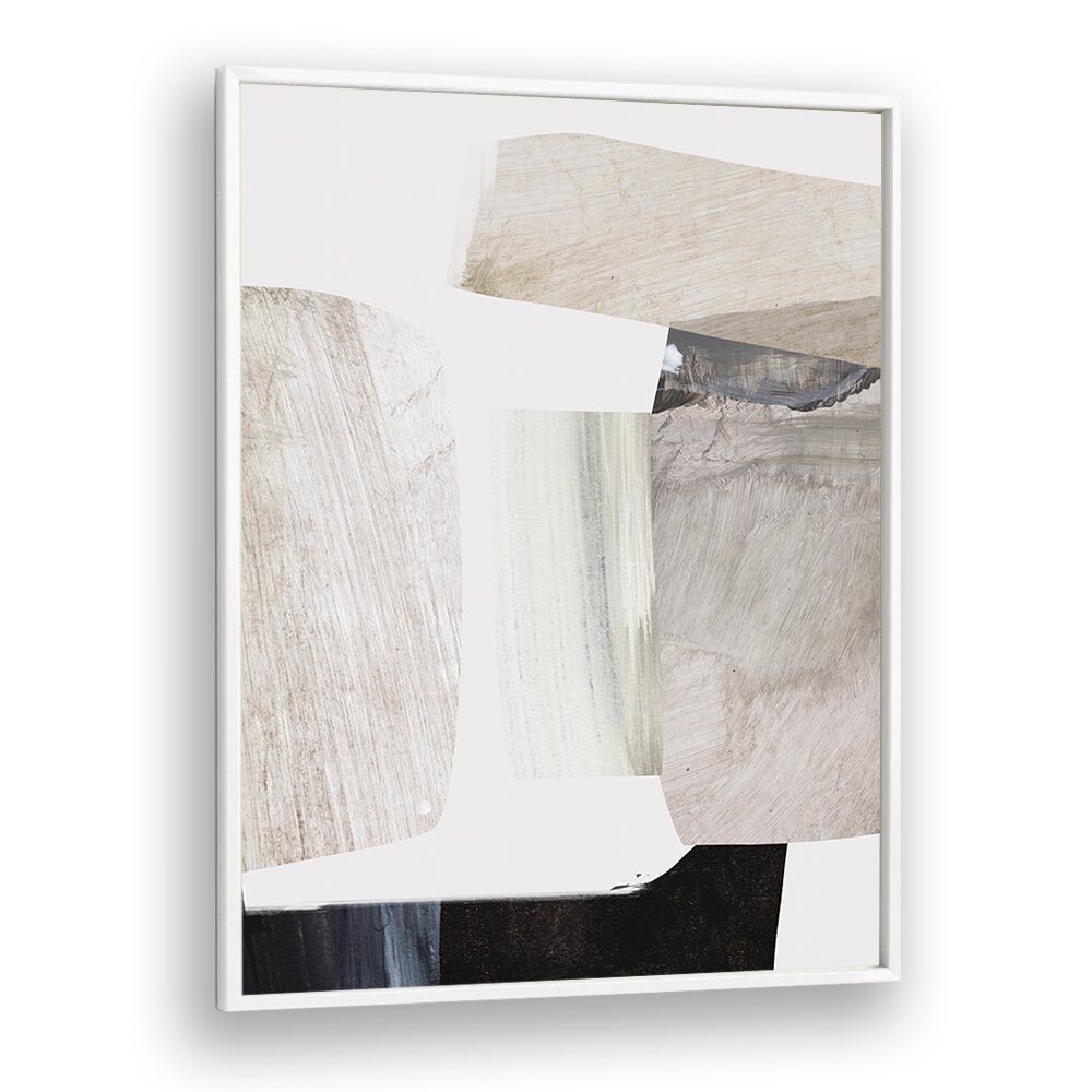 clay i by dan hobday abstract art abstract paintings in White Plain Frame