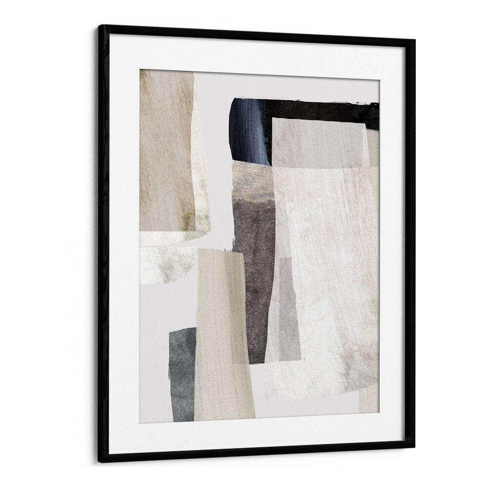 clay ii by dan hobday abstract art abstract paintings in Black Frame With Mount