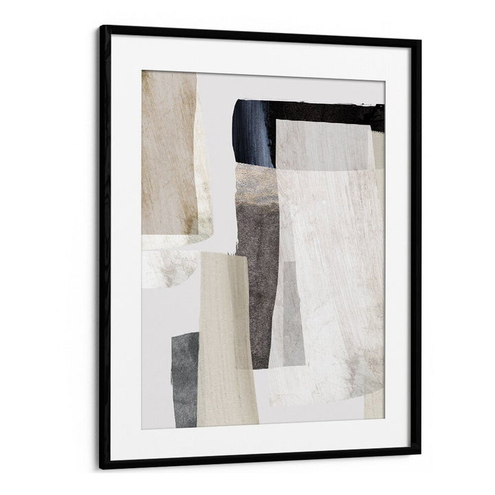 clay ii by dan hobday abstract art abstract paintings in Black Frame With Mount