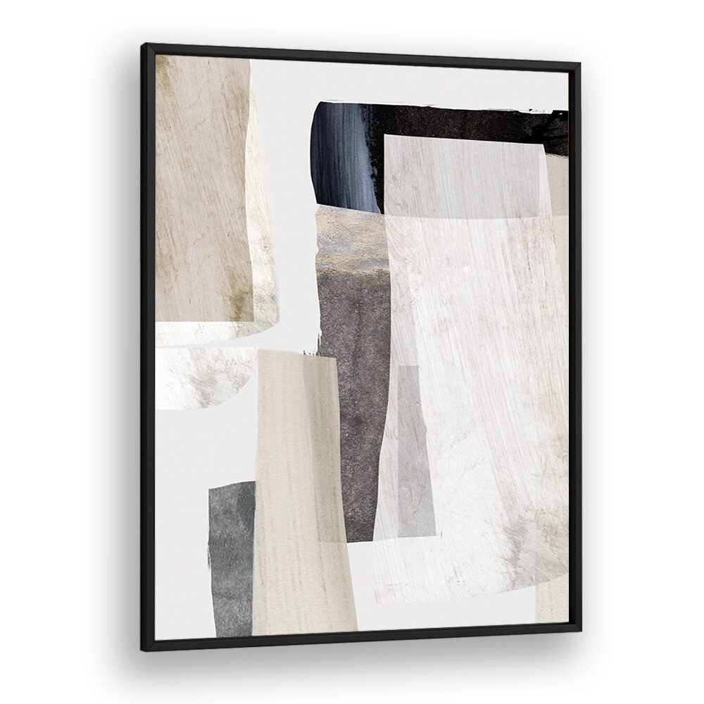 clay ii by dan hobday abstract art abstract paintings in Black Plain Frame