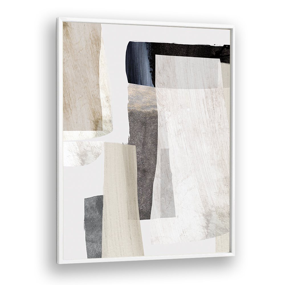 clay ii by dan hobday abstract art abstract paintings in White Plain Frame