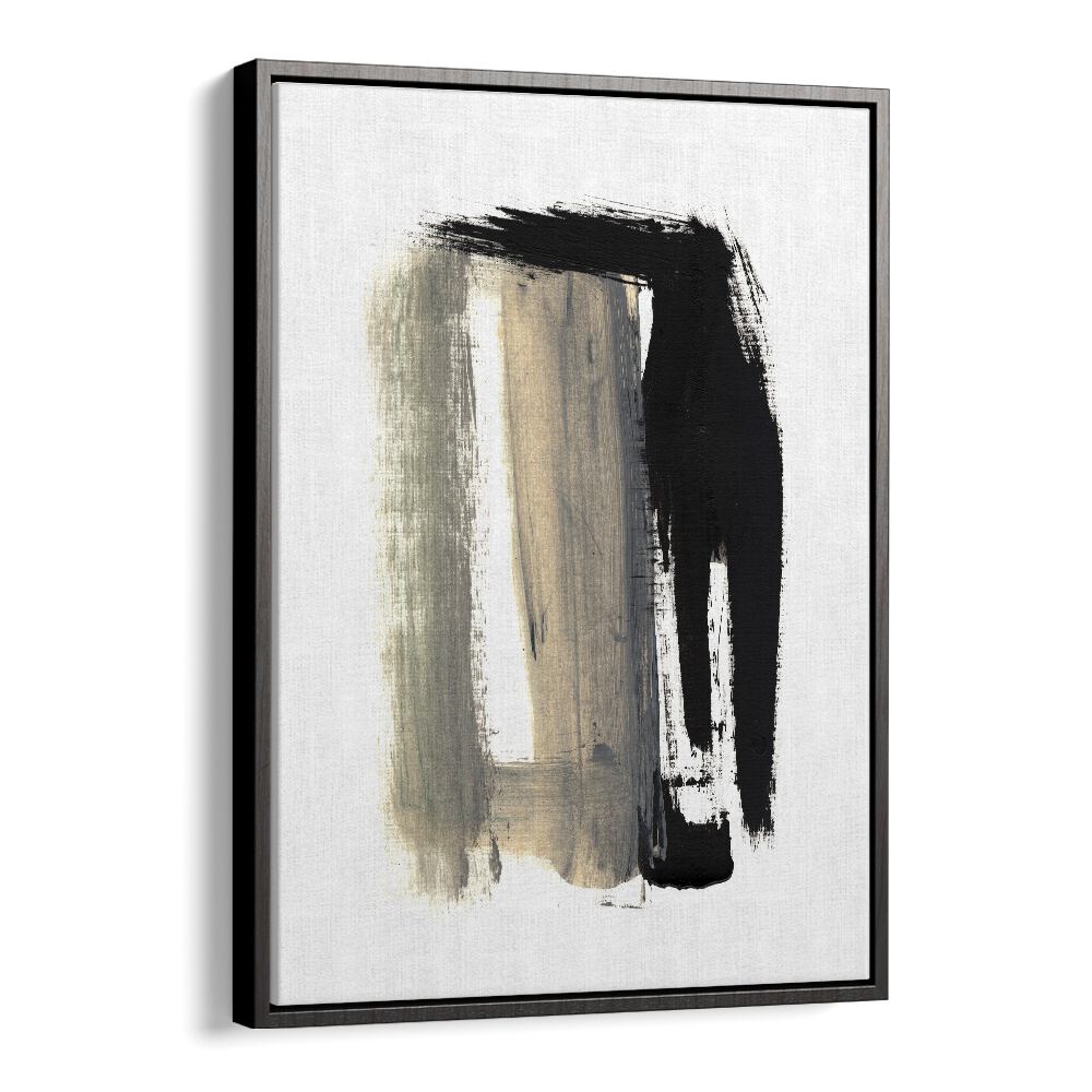 clay pit by dan hobday abstract art abstract paintings in Black Floater Frame