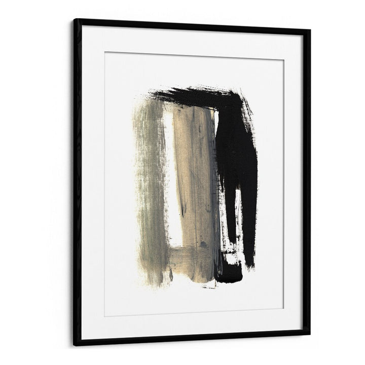 clay pit by dan hobday abstract art abstract paintings in Black Frame With Mount