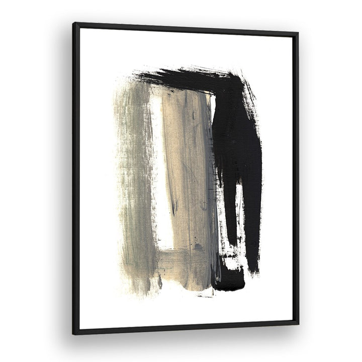 clay pit by dan hobday abstract art abstract paintings in Black Plain Frame