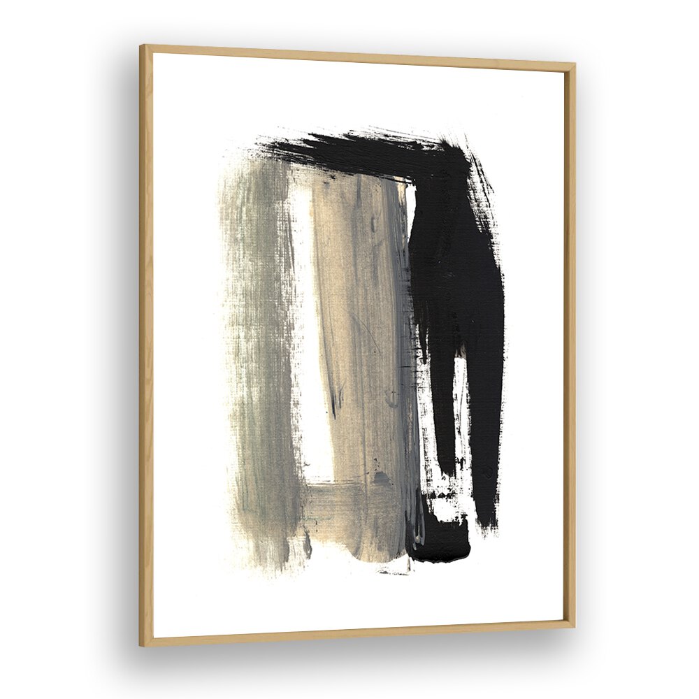 clay pit by dan hobday abstract art abstract paintings in Oak Wood Plain Frame