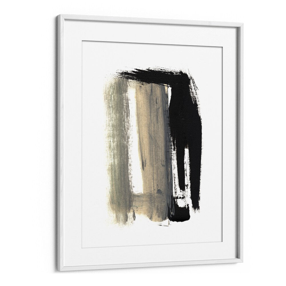 clay pit by dan hobday abstract art abstract paintings in White Frame With Mount