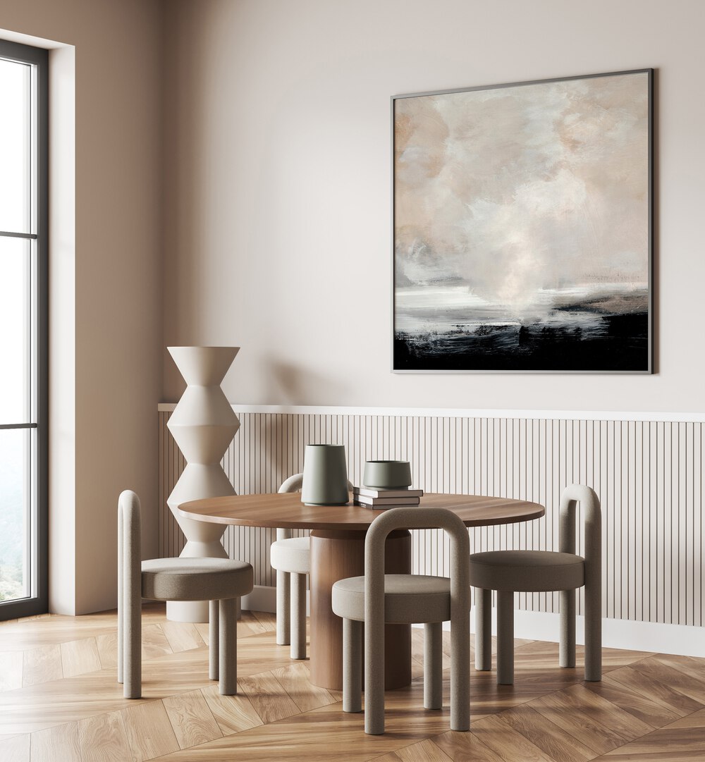 Transform your space with CLOUDS, ABSTRACT PAINTINGS by Dan Hobday, featuring modern elegance and vibrant color.