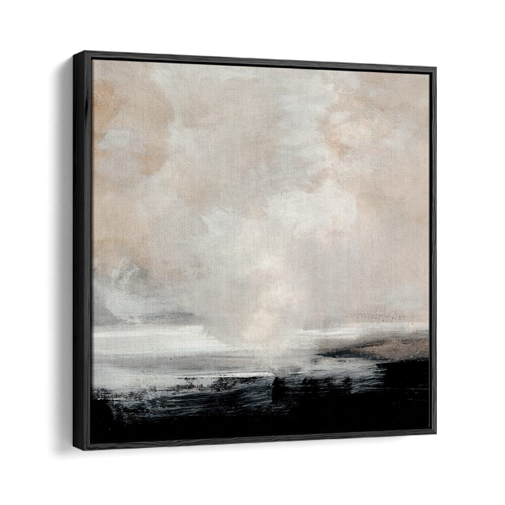 clouds by dan hobday abstract art abstract paintings in Black Floater Frame