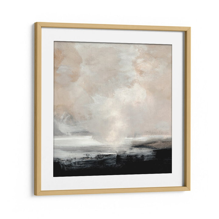 clouds by dan hobday abstract art abstract paintings in Oak Wood Frame With Mount