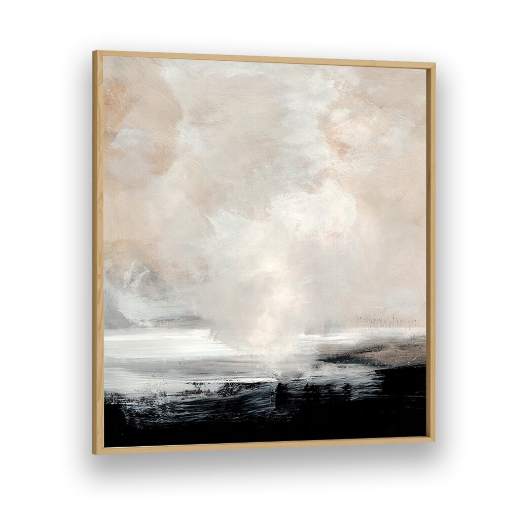 clouds by dan hobday abstract art abstract paintings in Oak Wood Plain Frame