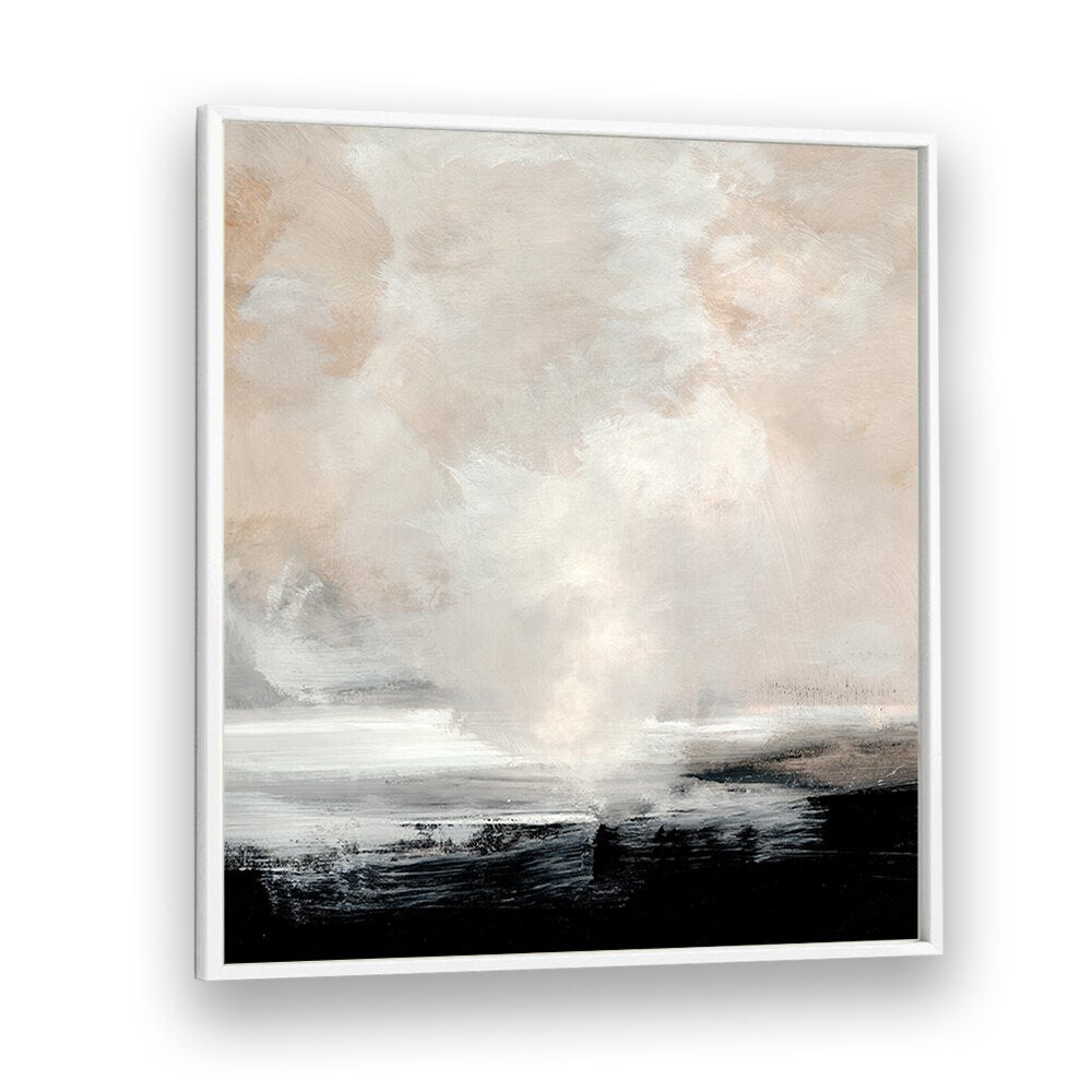 clouds by dan hobday abstract art abstract paintings in White Plain Frame