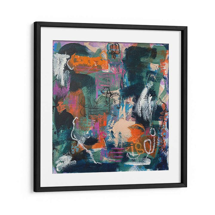 clxxx abstract paintings in Black Frame With Mount