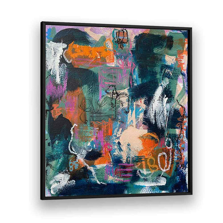 clxxx abstract paintings in Black Plain Frame