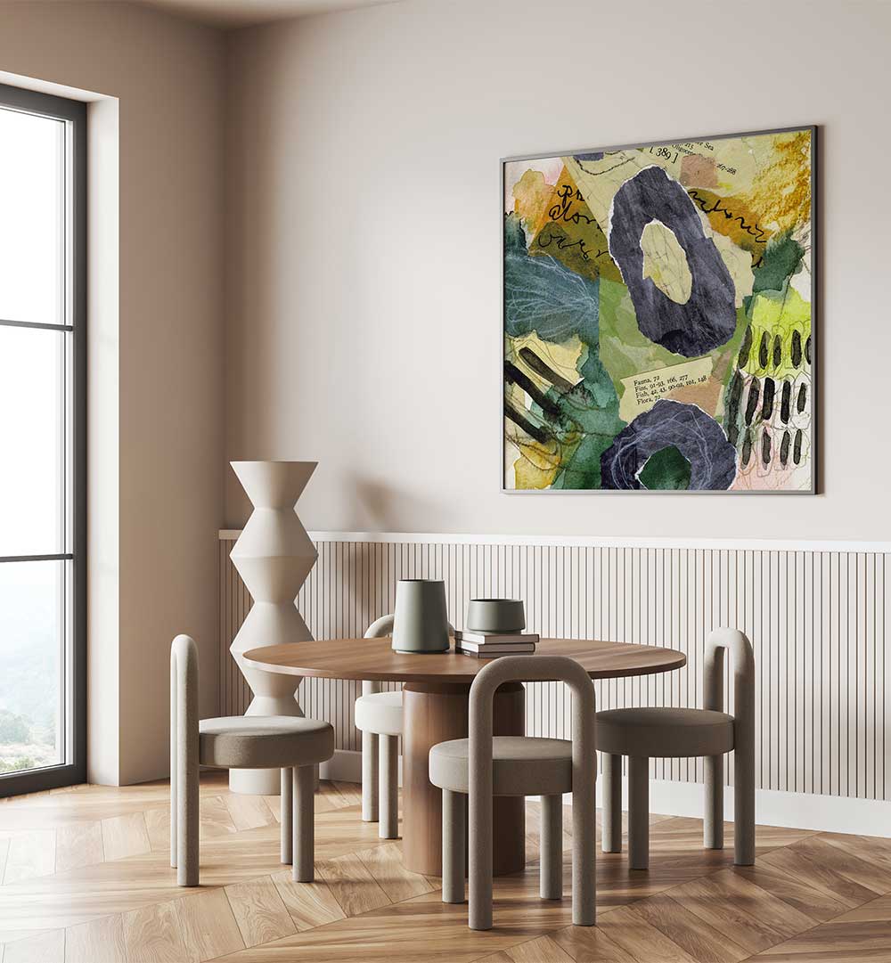 COLLAGE ABSTRACT , ABSTRACT PAINTINGS