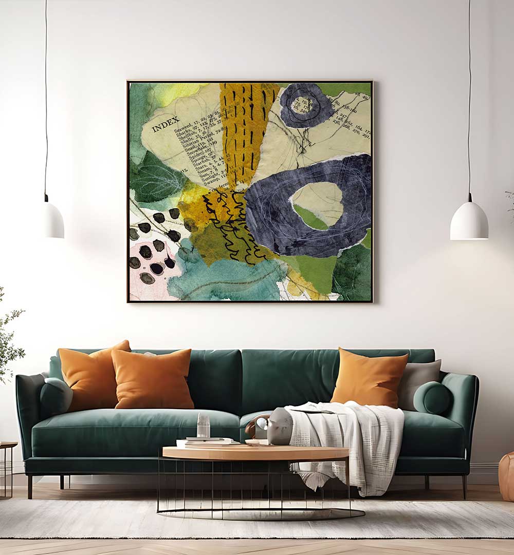 COLLAGE ABSTRACT II , ABSTRACT PAINTINGS