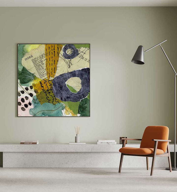 COLLAGE ABSTRACT II , ABSTRACT PAINTINGS